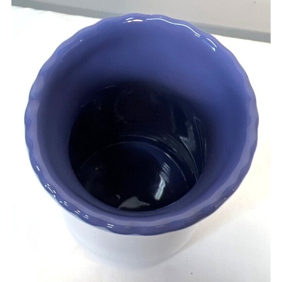 Dean Crouser Ceramic Vase With Colorful Butterfly Design 7.5" Tall Dishwasher Sa - Picture 4 of 5